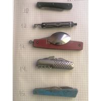 Перочинные ножики-5 шт.Перочинный карманный нож грибника,рыболова,охотника.