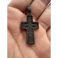 Крестик нательный старинный "Прямоконечный"