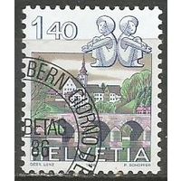 Швейцария. Знаки Зодиака. Близнецы. 1986г. Mi#1314.