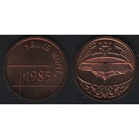 Нидерл. Антильские о-ва жетон монетного двора к набору 1985 года (_5 ТОРГ ЛЮБОЙ