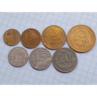 Набор СССР 1952 , 7 штук .