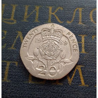 20 пенсов 1989 Великобритания #01