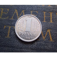 1 пфенниг 1986 (A) Германия ГДР #35 aUNC