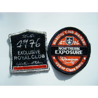 Два вышитых шеврона одним лотом.