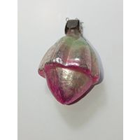 Наконечник на ёлку , винтаж , стекло , Колокольчик  , СССР . С рубля