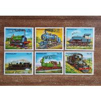 Парагвай. 1982. Транспорт. Железная дорога. Поезда