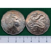 Австралия 50 центов 2012 г. Год Дракона. РАСПРОДАЖА!