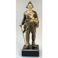 Статуэтка Петр I Бронза/Змеевик