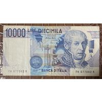 Банкнот 10000 лир. Италия. 1984 год