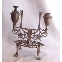 Флакон Парфюм Духи Бронза Серебрение 19-й век