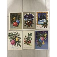 Открытки  СССР Новогодние художник Куртенко