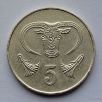 Кипр 5 центов, 1983