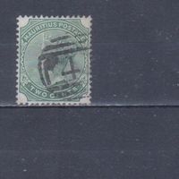 [1552] Британские колонии. Маврикий 1885. Королева Виктория. Гашеная марка.