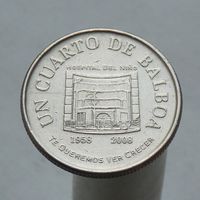 Панама 1/4 бальбоа 2008 50 лет Детской больнице