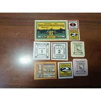 Подборка нотгельдов 7 штук