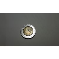 500 итальянских лир 1990 г. Итальянская Республика. Внимательно читайте объявление.