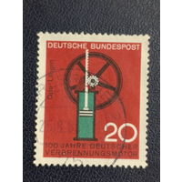 ФРГ 1964г. Юбилей в области науки. 100 лет газовому двигателю.