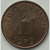 Гернси 2 пенса 1979 г.
