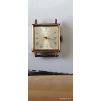 "Кирпич". "Луч 2209". Часы на ходу. Позолоченные Ау20