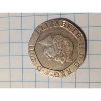 20 пенсов  Великобритания 2011 год.