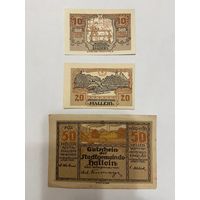Австрия нотгельды 10-20-50 Халлейн - 2301