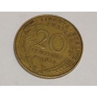 Франция 20 сантим 1964