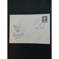 Польша 1964 КПД с маркой "80 лет со дня рождения Элеоноры Рузвельт" (спецгашение) Mi.1532 каталог 0.70 евро