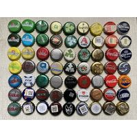 Небольшая коллекция крышек -63 шт без повторов