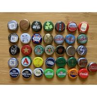 Небольшая коллекция крышек -36 шт без повторов