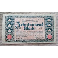 Werty71 Германия 10000 марок 1923 банкнота Гроссгельд Кёльн