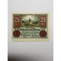 25 пфеннингов (нотгельды) г. Германия.-1012