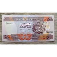 Werty71 Соломоновы острова 20 долларов 1986 UNC банкнота