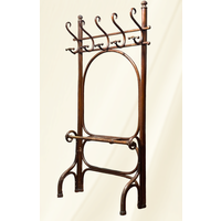 Винтажная антикварная прихожая вешалка гардероб. Фабрика Thonet / Братья Тонет, Вена, ~1900 год