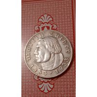 Германия 5 марок 1933 Мартин Лютер