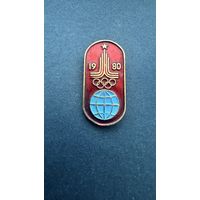 Значок Олимпиада 1980