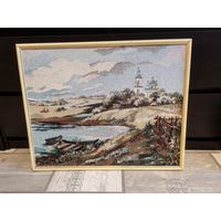 С рубля! Картина "Подмосковный пейзаж"