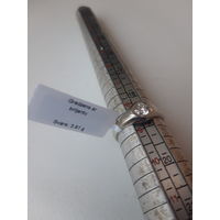 Kольцо с натуральным бриллиантом 0.8 карата ,5.9 mm диаметр камня отличные цвет-качество не ниже 4\4 14 каратное белое золото 585 ГОЛОГРАФИЧЕСКИЙ НОМЕРНОЙ СЕРТИФИКАТ ПРОБИРНОЙ ИНСПЕКЦИИ ЛАТВИИ