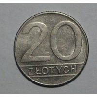 Польша, 20 злотых, 1989 год