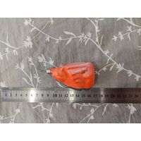 Мишка с баяном ёлочная игрушка СССР редкая