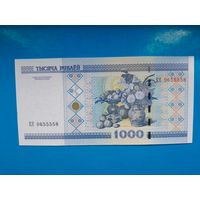 1000 рублей 2000 года. Беларусь. Серия ЕЯ. UNC