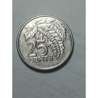 Тринедад и Тобаго 25 центов 2016 года .