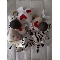 Плюшевые мини игрушки NICI(Ники Германия) MGA Entertainment (одним лотом 9 ед.)