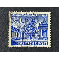 Германия 1949. Немецкие здания. Колоннада в Кляйстпарке, Шёнеберг