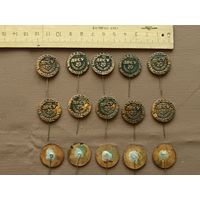 Значок 20 лет ДРСУ-195 Минского облдорстроя, г.Молодечно, тираж ограничен, цена за 1 шт., к-1 (3938)