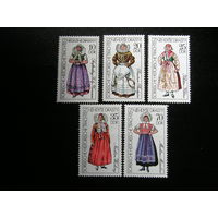 ГДР 1977 Сорбские женские костюмы