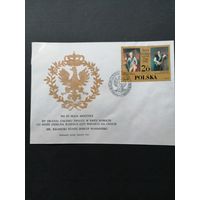 Польша 1988 КПД с маркой "200 лет со дня открытия четырехлетия работы Сейма 1788-1792 годов" (спецгашение) Mi.3167 каталог 0.50 евро