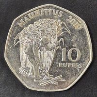 10 рупий, Республика Маврикий, 2019 год