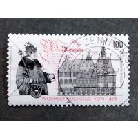 Марка Германия 1995 год 500-летие Вормсского рейхстага