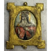 Икона Святой благоверный князь. Финифть?Распродажа коллекции!!!