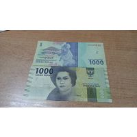 1000 рупий Индонезии 2016 года с рубля **424835